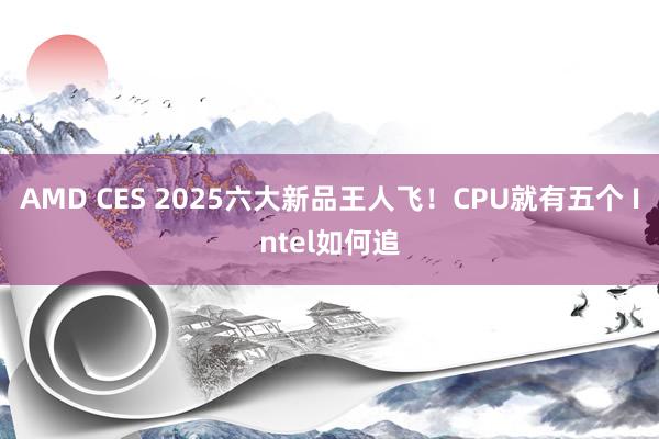 AMD CES 2025六大新品王人飞！CPU就有五个 Intel如何追